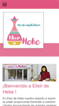 Mobile Screenshot of elixirdehebe.com